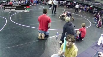 105 lbs Semifinal - Kanon Temme, Boone Central vs Nolan Christo, CWO