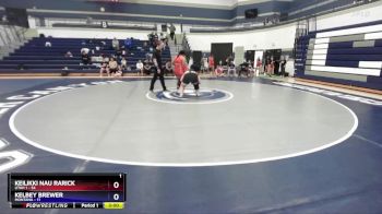 235 lbs Round 1 (4 Team) - Keilikki Nau Rarick, Utah 1 vs Kelbey Brewer, Montana