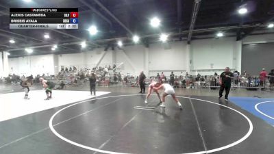 130 lbs Quarterfinal - Alexis Castaneda, Silvaback TC vs Briseis Ayala, SoCal Bears WC