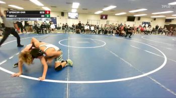 138 lbs Cons. Round 5 - Spencer Ohr, Westminster vs Neo Li, Irvine