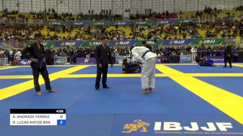 ARTHUR ANDRADE FERRAZ DA SILVA vs RAUÃ LUCAS MATOS BRAGA 2023 Brasileiro Jiu-Jitsu IBJJF