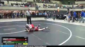 100 lbs Quarterfinal - Brooke Corrigan, De Pere vs Haeli Casey, Spring Valley/Elmwood