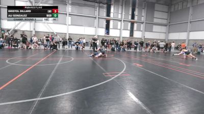 121.4-122.6 lbs Champ. Round 2 - Bristol Dillard, Lewiston Wrestling Club vs Ali Gonzalez, Washington