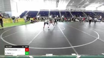 130 lbs Semifinal - Ryder Hoffschneider, Chaparral WC vs Satoshi Davis, Gold Rush