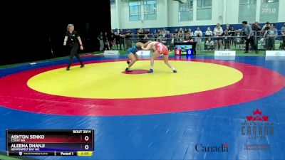 61kg Champ. Round 1 - Ashton Senko, Coast WA vs Aleena Dhanji, Kempenfelt Bay WC