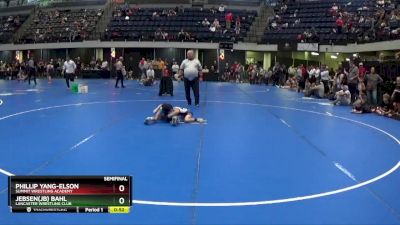 60 lbs Semifinal - Phillip Yang-Elson, Summit Wrestling Academy vs Jebsen(JB) Bahl, Lancaster Wrestling Club