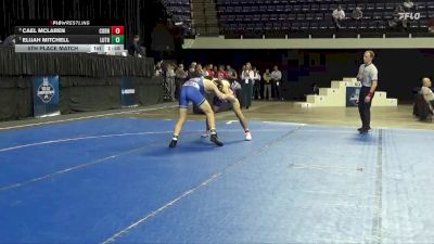 184 lbs 5th Place Match - Elijah Mitchell, Luther vs Cael Mclaren, Cornell College
