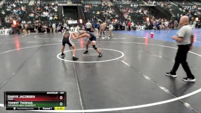 157 lbs Cons. Round 4 - Danyk Jacobsen, Mary vs Tommy Thomas, Colorado Mesa University