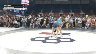 115 lbs Cons. Rd Of 32 - Amy Twait, Idaho vs Molly Brangan, Pennsylvania