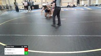 109 lbs Quarterfinal - Amina Anbari, Rancho Bernardo WC vs Marlina Martinez, Salem Elite Mat Club