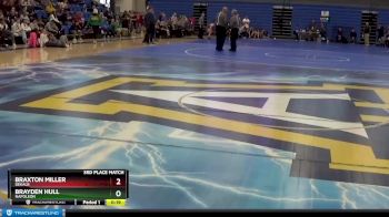 144 lbs 3rd Place Match - Brayden Hull, NAPOLEON vs Braxton Miller, Dekalb