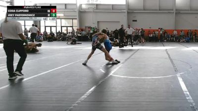 105 lbs Round 2 (6 Team) - Coda Clifford, Ohio Gold vs Joey Pasterkewicz, Killter Elite