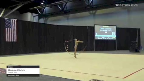 Medeine Vilutyte - Clubs, Tumble Tech - 2021 USA Gymnastics Championships