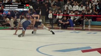 126 lbs Semifinal - Diego Maldonado, Legacy vs Aidan Hernandez, Sierra Vista