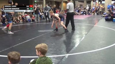 140 lbs Round 2 (6 Team) - Kendall Lewis, Powerhouse vs Sanchir Edington, RWA