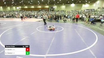 66 lbs Quarterfinal - Harmony Jane Smith, Lassen Wrestling Association vs Kaleesi Poston, The Rock Of Redmond