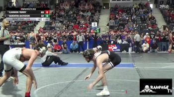 110 lbs 1st Place Match - Quentin Jackson, Slyfox vs Cannon Terry, Augusta