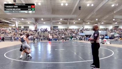 A 138 lbs Cons. Round 1 - Patrick York, Station Camp High School vs Colton Relation, Samuel Everett School Of Innovation