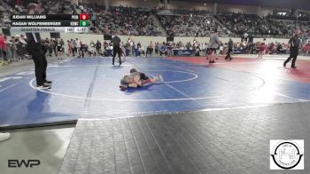 68 lbs Quarterfinal - Judah Williams, Pauls Valley Panthers Wrestling vs Hagan Wolfenberger, Keystone Kids Wrestling Club