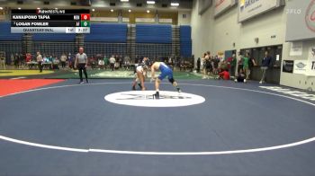 165 lbs Quarterfinal - Logan Fowler, Air Force vs Kanaipono Tapia, Menlo (Calif.)