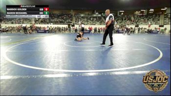 80 lbs Semifinal - Maddox Golden, Team Nomad vs Mason McDaniel, Chickasha Youth Wrestling