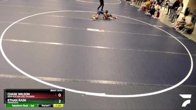 77 lbs Quarterfinal - Chase Wilson, New Ulm Rolling Thunder vs Ethan Rask, Minnesota