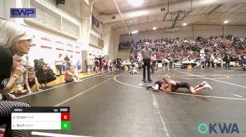 49 lbs Quarterfinal - Jack Crain, Skiatook Youth Wrestling vs Laken Burt, Wagoner Takedown Club