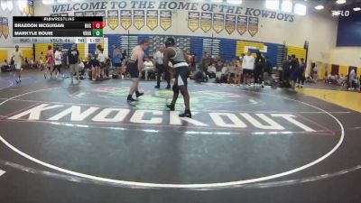 215 lbs Round 3 (8 Team) - Markyle Bouie, VSUS Athletics RTC vs Braedon McGuigan, Buchholz