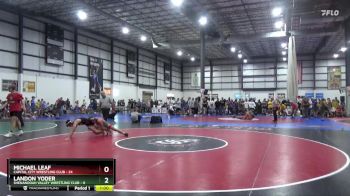 138 lbs Round 2 (4 Team) - Michael Leaf, CAPITAL CITY WRESTLING CLUB vs Landon Yoder, SHENANDOAH VALLEY WRESTLING CLUB