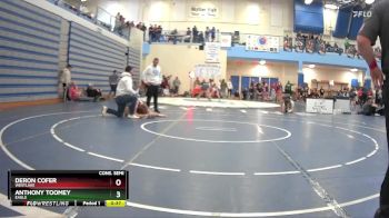 285 lbs Cons. Semi - Anthony Toomey, Eagle vs Deron Cofer, Westlake