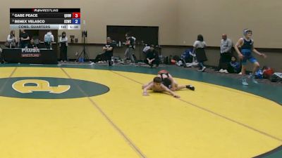 88 lbs Cons. Quarters - Gabe Peace, Quest School Of Wrestling vs Benex Velasco, Capital City Wrestling Club