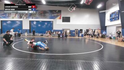 110 lbs Logan Noonan, Maryland vs Bryce Siem, Minnesota