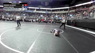 45.3-49 lbs Round Of 16 - Aspen Shelton, Team Tulsa Wrestling Club vs Hendrix Ellsbury, Elk County Wrestling