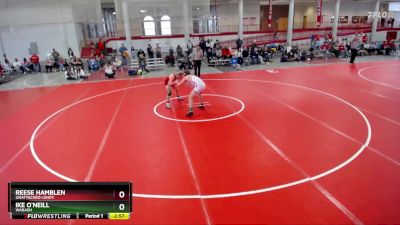 165 lbs Cons. Semi - Ike O`Neill, Wabash vs Reese Hamblen, Unattached-UIndy