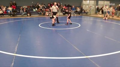 59-62 lbs Cons. Semi - Emmett Robinson, Kearney Combat Wrestling vs Everett Walz, FoxFit