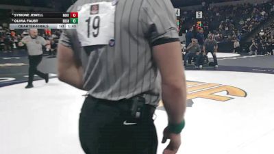 155 lbs Quarterfinal - Symone Jewell, Northgate (NC) vs Olivia Faust, Buchanan (CS)