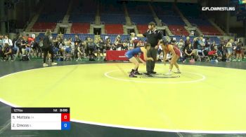 127 lbs Rnd Of 64 - Solana Mottola, California vs Zoe Crecos, Illinois