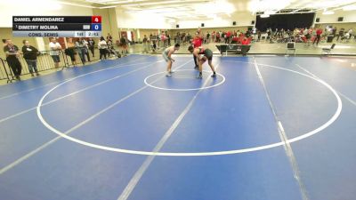 79 lbs Cons. Semis - Daniel Armendarez vs Dimetry Molina, Rough House Wrestling