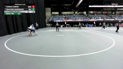 149 lbs Cons. Round 1 - Brayden Eikermann, Missouri Baptist vs Joshua Zeman, St. Ambrose