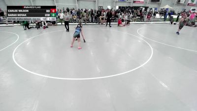 JR GIRLS HARDLUCK - 133.6-140.2 Champ. Round 3 - Carlee Wilson, Indiana vs Sarah Novak, Grand Forks Gladiators Wrestling Club