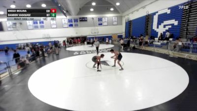 150 lbs Cons. Round 6 - Damien Vasquez, Cerritos vs Diego Molina, Eastvale Elite Wrestling