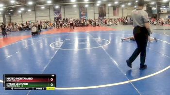 88 lbs Rd# 1 9:00am Friday - Mateo Montanaro, Rebellion vs Ryker Leonard, Westshore D.S.
