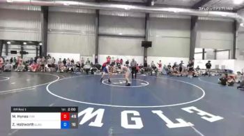 89 kg Prelims - Michael Hynes, Easton Gold Medal vs Zachary Holzworth, Gunston Wrestling Club