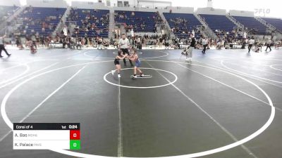 54 lbs Consi Of 4 - Andrew Bas, Mohave YW vs Karsyn Palace, Payson Club Wrestling