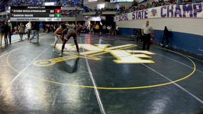 144 lbs Quarterfinal - Ryker Woolstenhulme, Mid Carolina vs Darion Sease, Bamberg-Ehrhardt