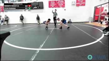 73 lbs Consolation - Kenneth Wright Jr., Blue Devil Wrestling vs Kylin Sanders, Standfast