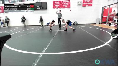 73 lbs Consolation - Kenneth Wright Jr., Blue Devil Wrestling vs Kylin Sanders, Standfast