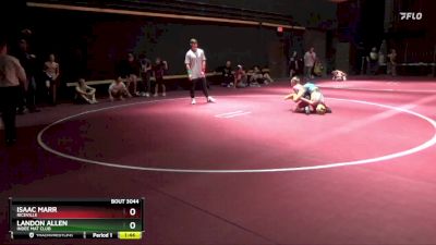 S-10 lbs Semifinal - Landon Allen, Indee Mat Club vs Isaac Marr, Riceville