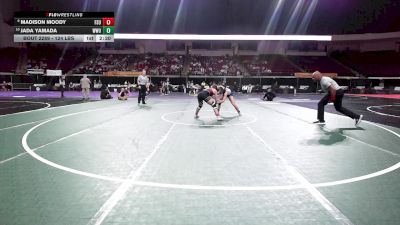 124 lbs Semifinal - Madison Moody, Florida State (W) vs Jada Yamada, Western Washington (W)