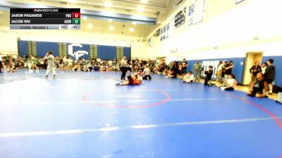 138 lbs Cons. Round 1 - Jason Paganos, Pounders Wrestling Club vs Jacob Wu, Anaheim High School Wrestling